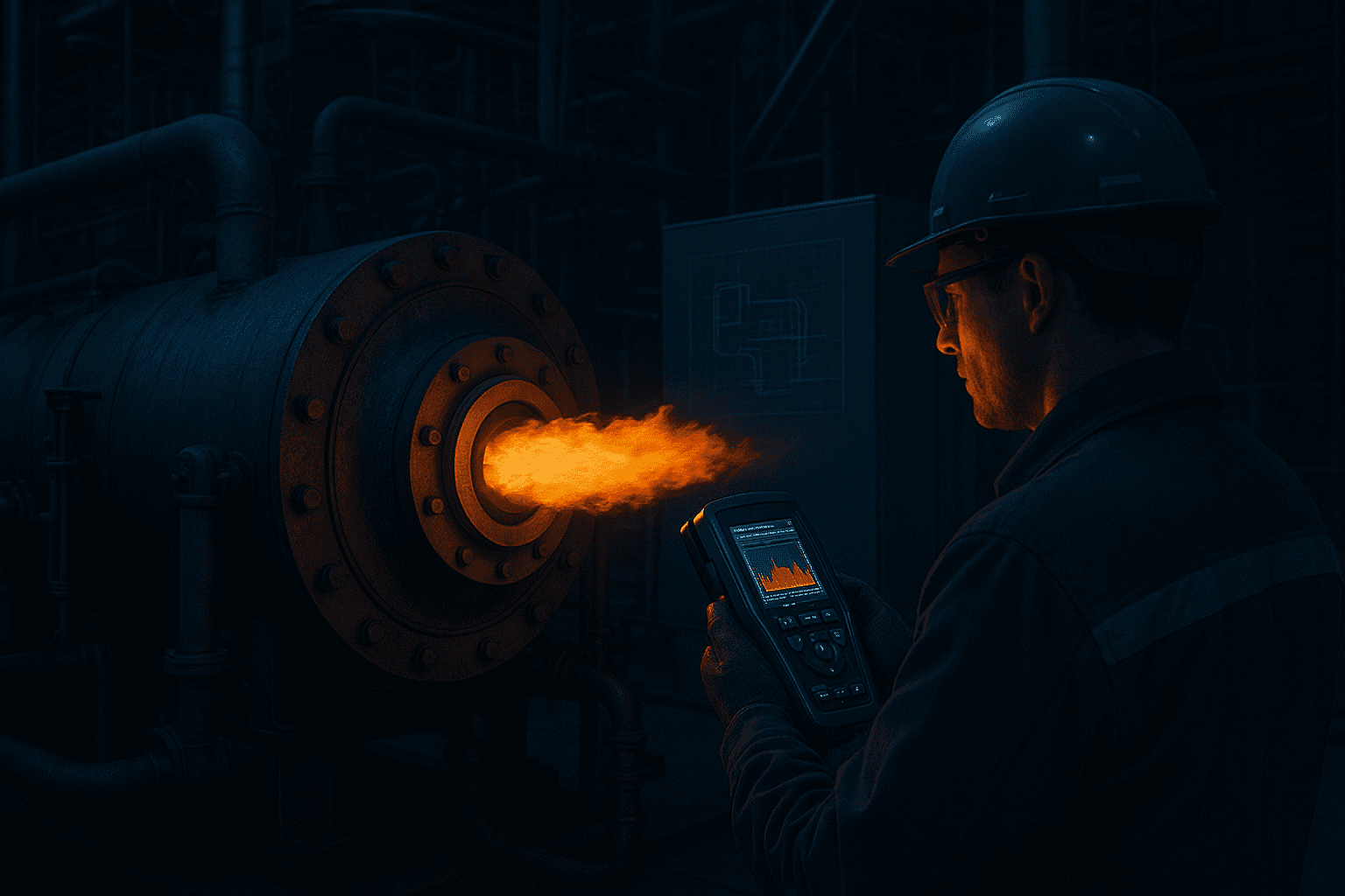 عیب‌یابی پیشرفته سیستم‌های احتراق صنعتی