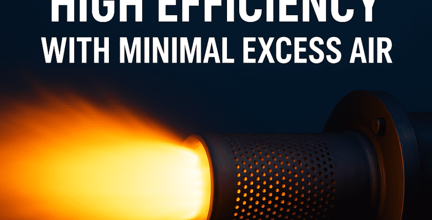 مشعل‌های CPF™؛ کارایی بالا با کمترین هوای اضافی