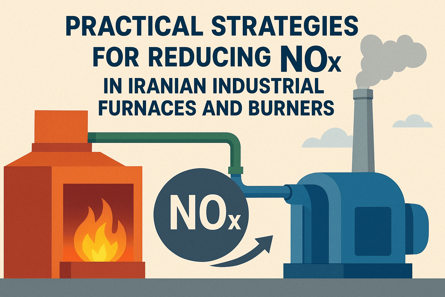 استراتژی‌های عملی کاهش NOx در کوره‌ها و مشعل‌های صنعتی ایران