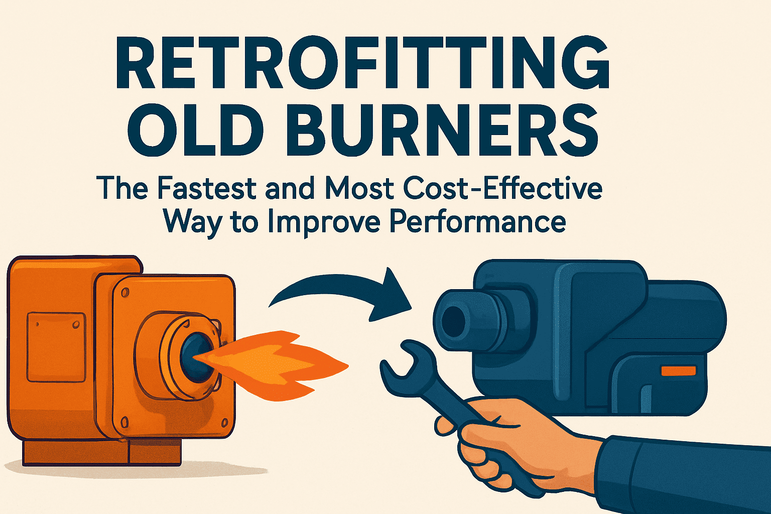 رتروفیت مشعل‌های قدیمی؛ سریع‌ترین و مقرون‌به‌صرفه‌ترین راه بهبود عملکرد