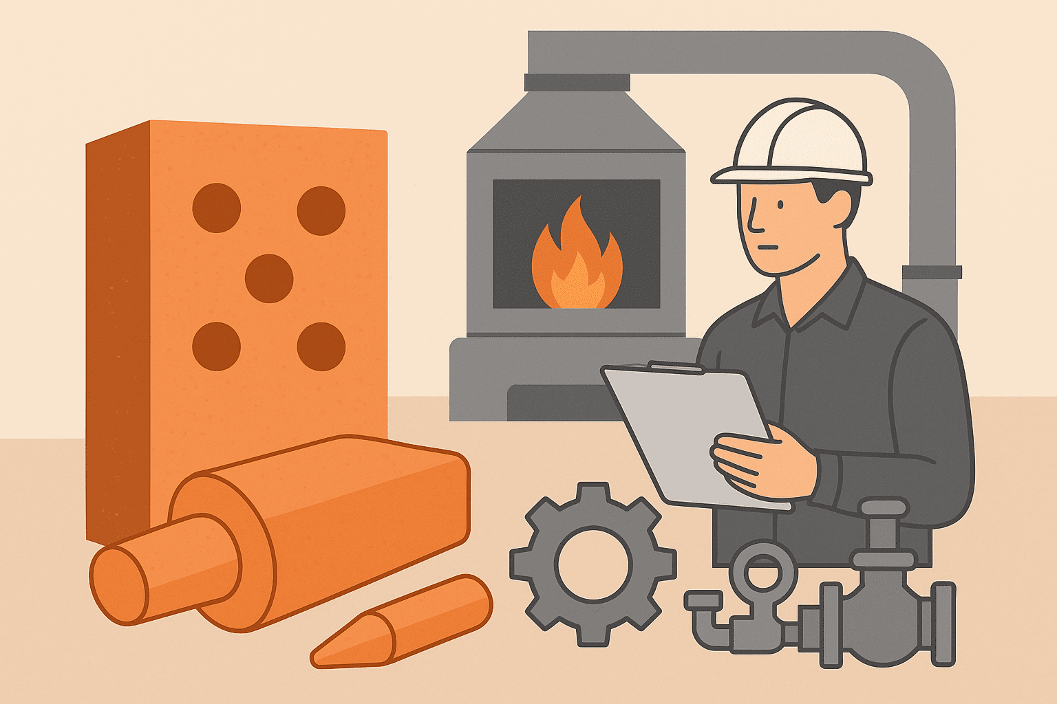 تأمین قطعات تخصصی و مواد نسوز