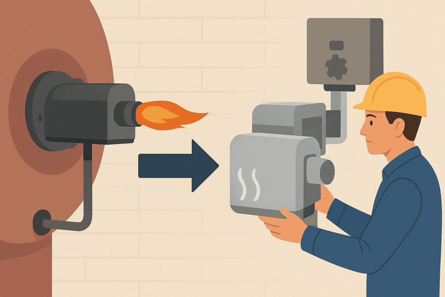 رتروفیت و ارتقای مشعل‌ها به مدل‌های کم‌آلاینده و پربازده