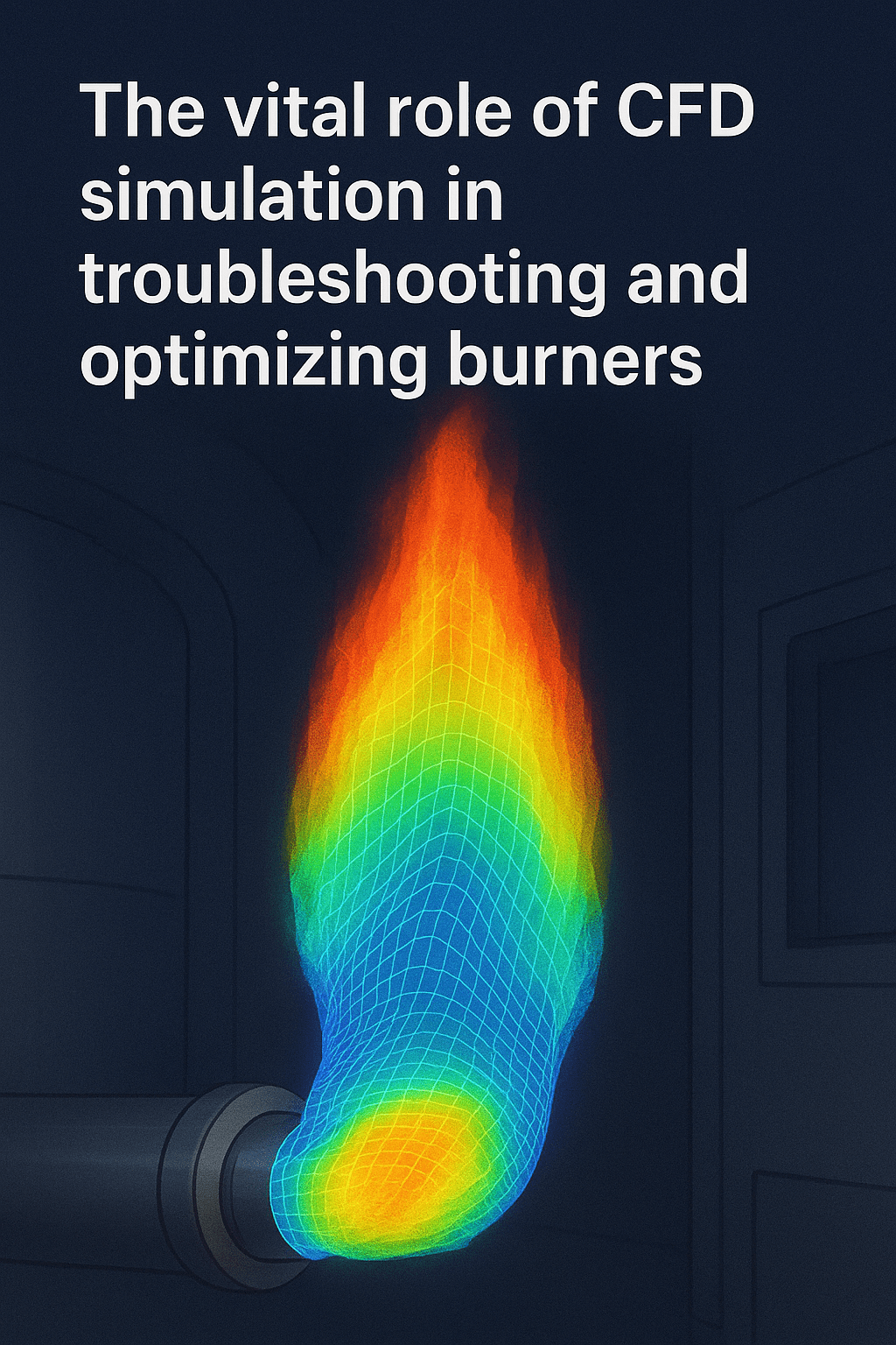 نقش حیاتی شبیه‌سازی CFD در عیب‌یابی و بهینه‌سازی مشعل‌ها